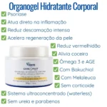 3 POTES -  Organogel Hidratante Corporal 50g - 60 dias de tratamento - FRETE GRÁTIS - Imagem 3